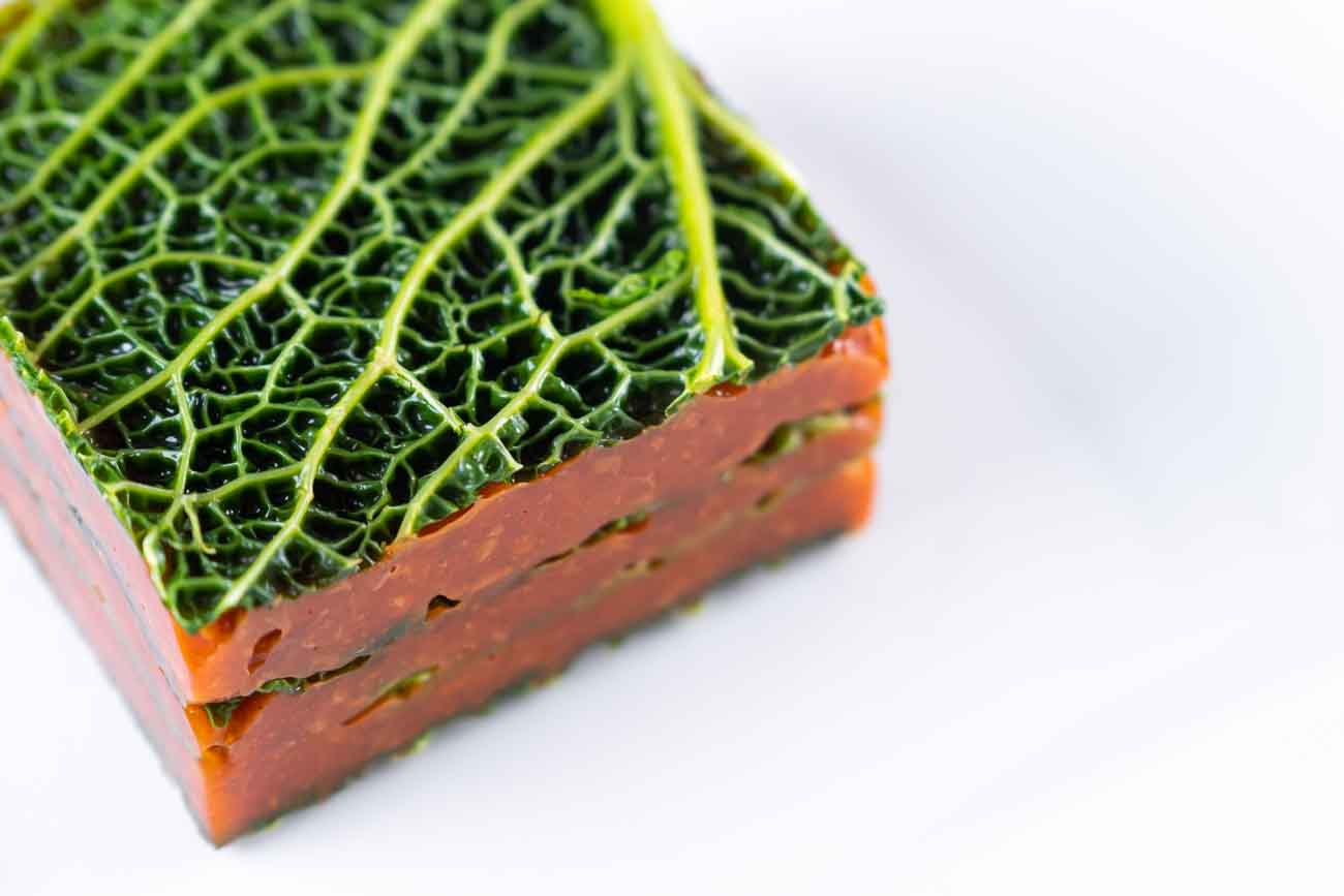 Photographie culinaire d'un dressage de chef à Valence